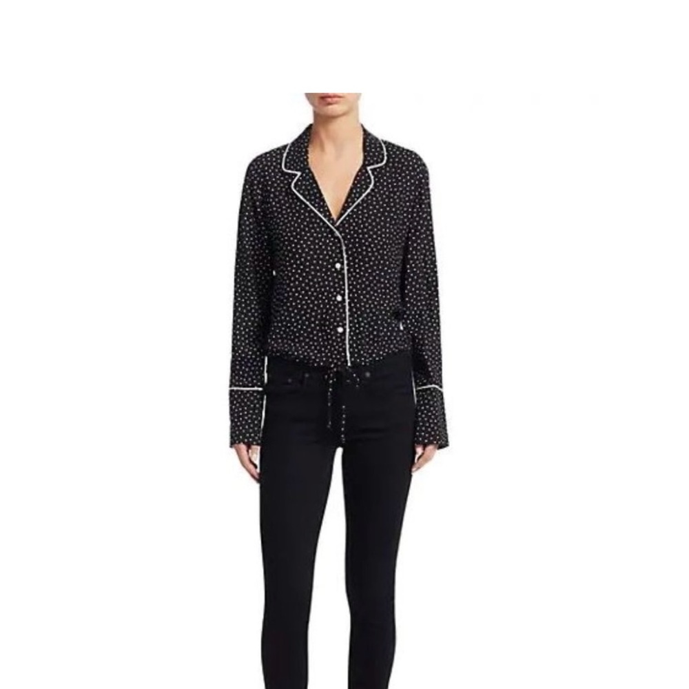 Scripted - Polka Dot Blouse